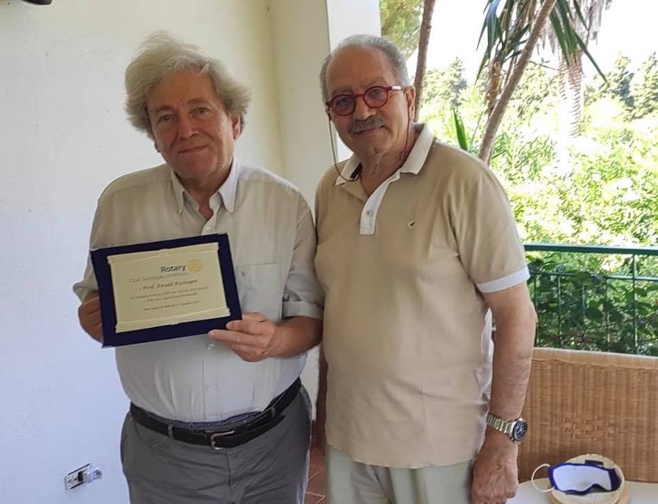 Consegnato al Prof. Ewald Kislinger la Targa Rotary “Arti, Mestieri e Professioni”