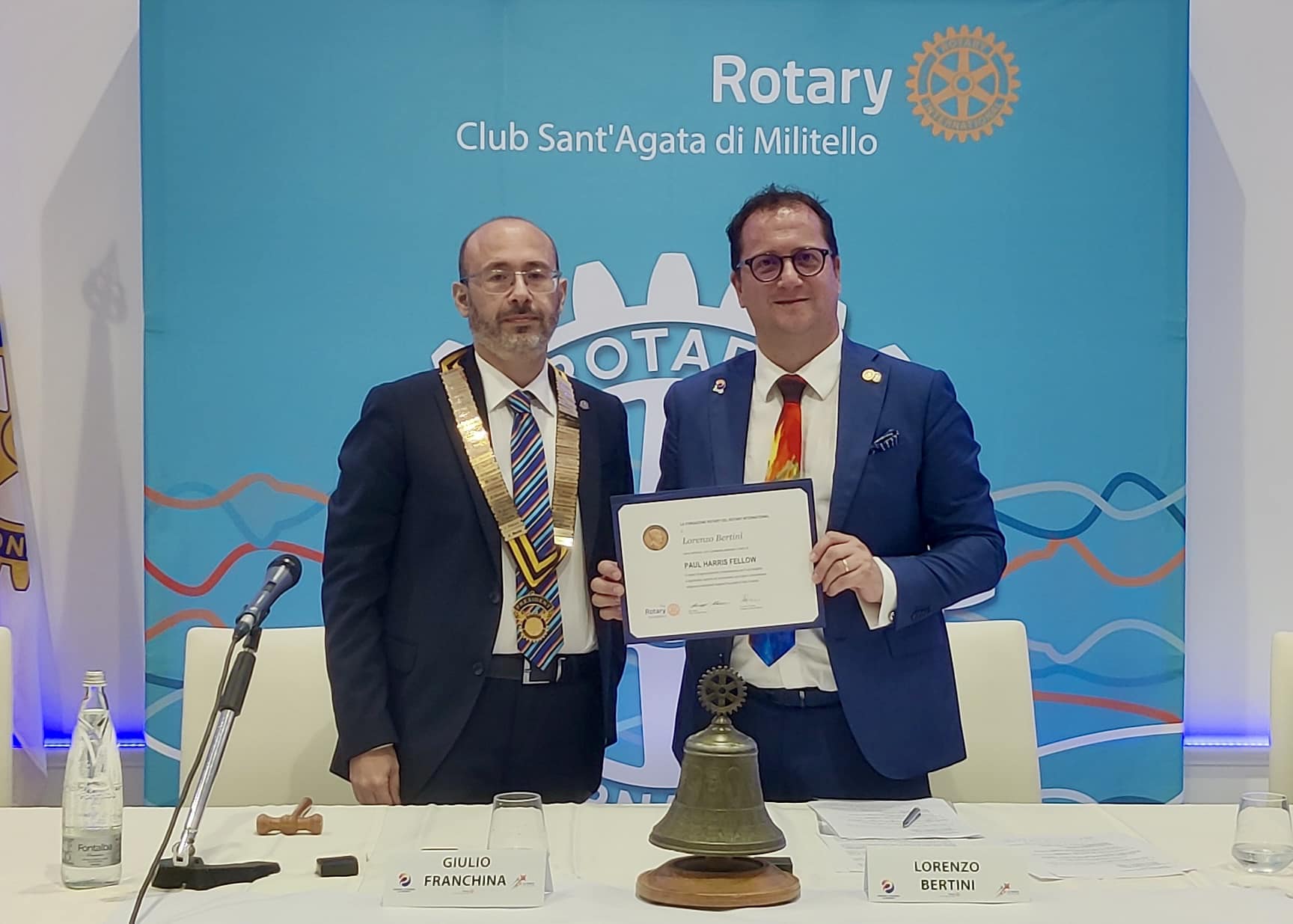 Nuova presidenza al Rotary Club Sant’Agata di Militello.