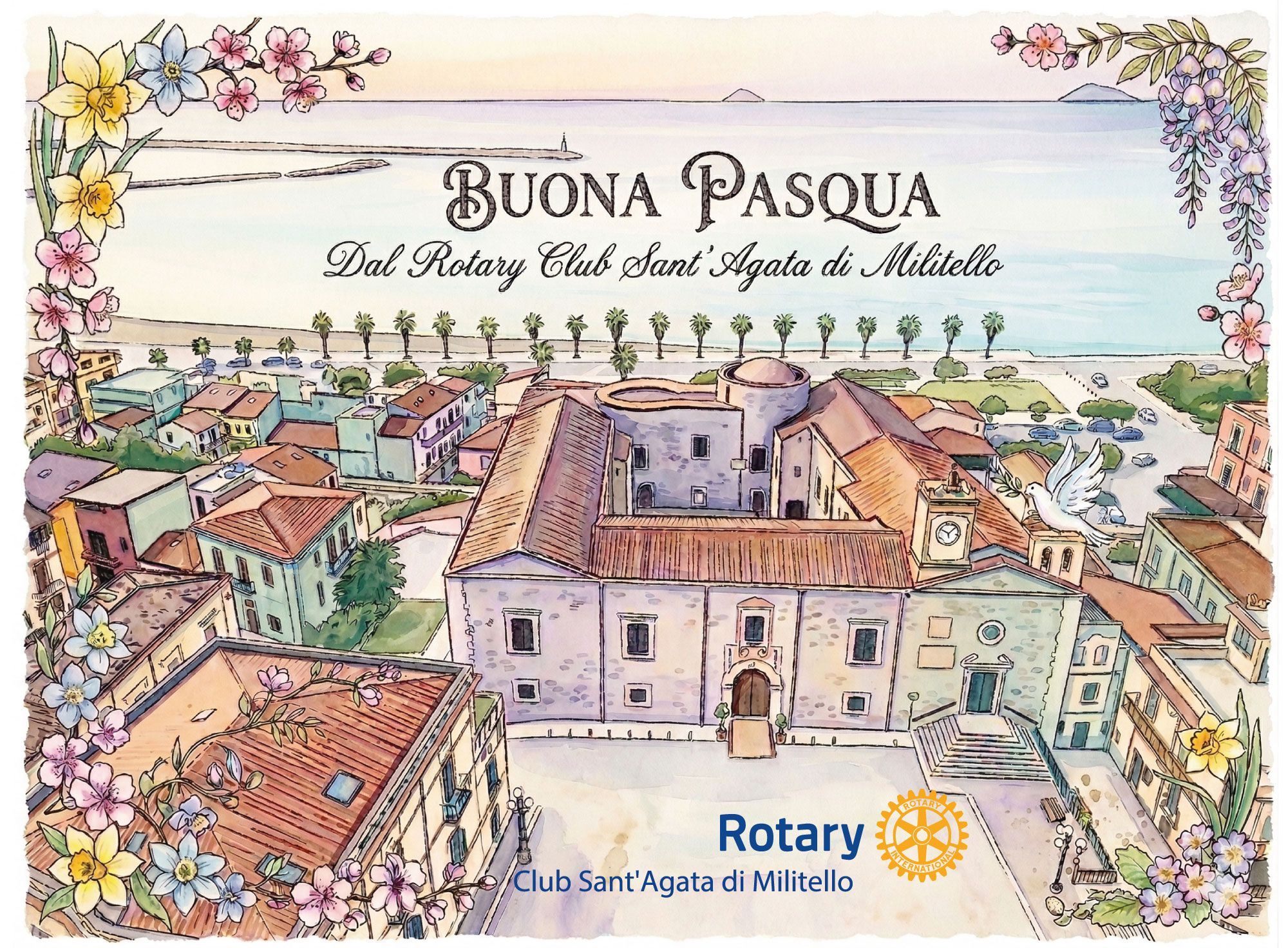 Buona pasqua dal Rotary Sant'Agata di Militello