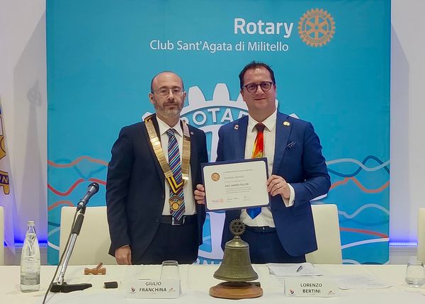 Nuova presidenza al Rotary Club Sant’Agata di Militello.